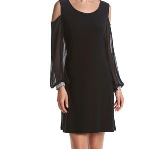 Msk embellished cuff dress